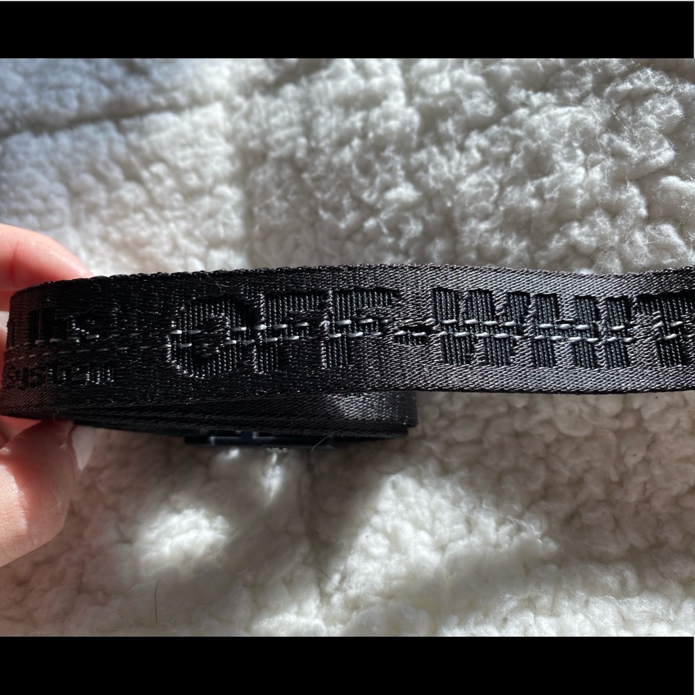 Off White black belt